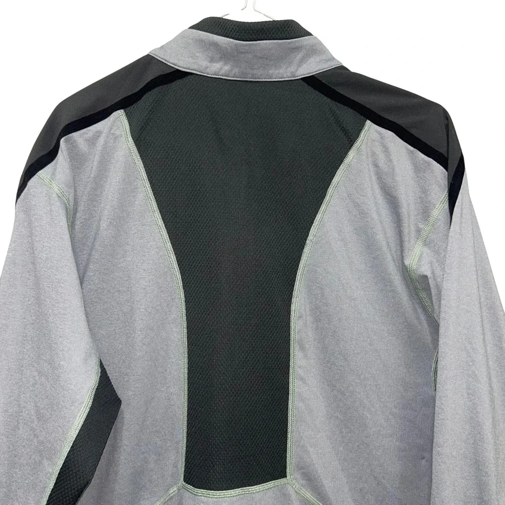 The North Face Mens L G FlashDry XD Quarter Zip Pullover Athletic‎ Gray